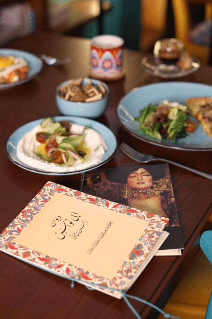 Reading Books While Enjoying Food